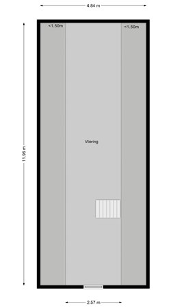 Plattegrond - Van Roijensweg 17, 7691 BP Bergentheim - Garage verdieping.jpg